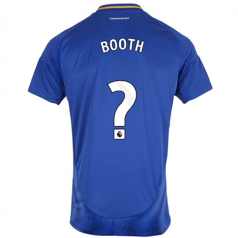 Danxen Kinderen Zach Booth #0 Blauw Wit Thuisshirt Thuistenue 2024/25 T-Shirt