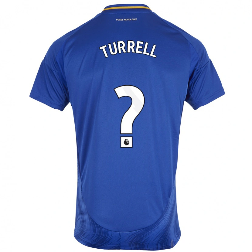 Danxen Kinderen Lyndon Turrell #0 Blauw Wit Thuisshirt Thuistenue 2024/25 T-Shirt