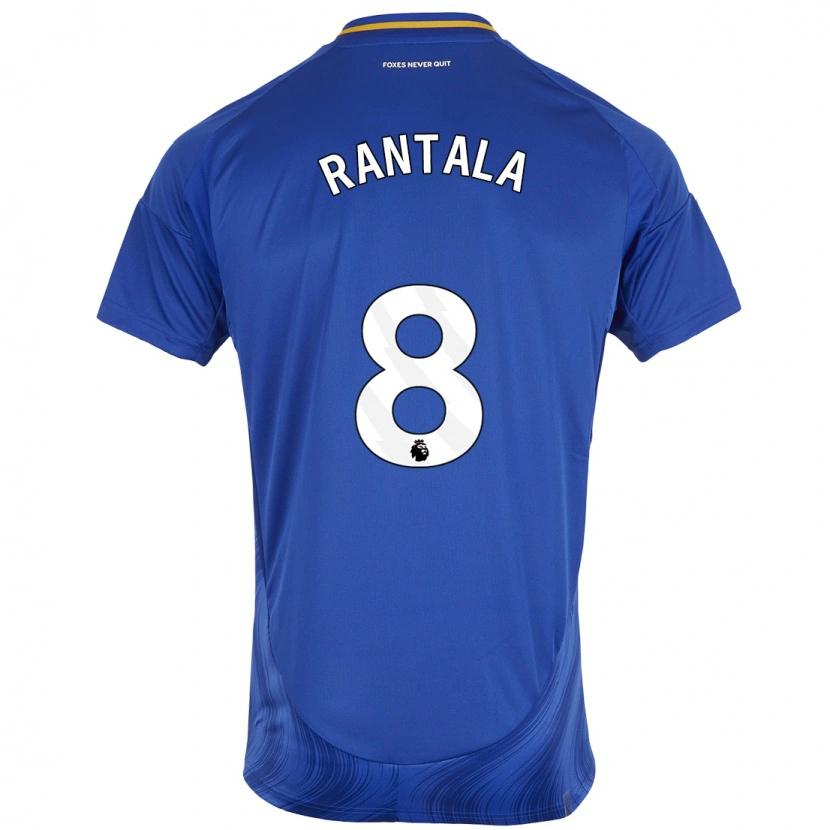 Danxen Kinderen Jutta Rantala #8 Blauw Wit Thuisshirt Thuistenue 2024/25 T-Shirt