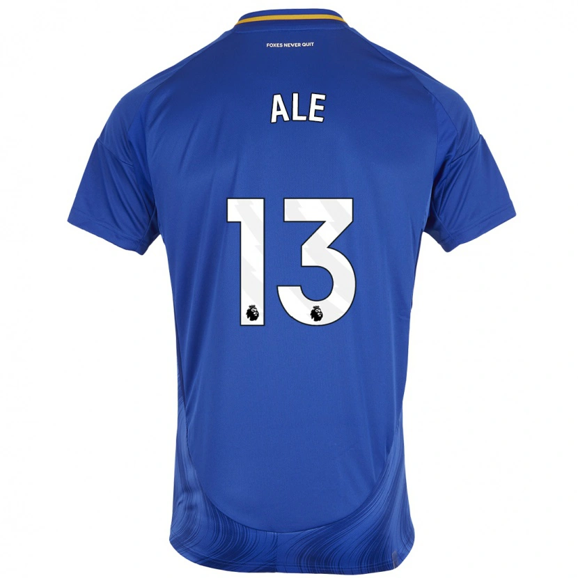 Danxen Kinderen Asmita Ale #13 Blauw Wit Thuisshirt Thuistenue 2024/25 T-Shirt