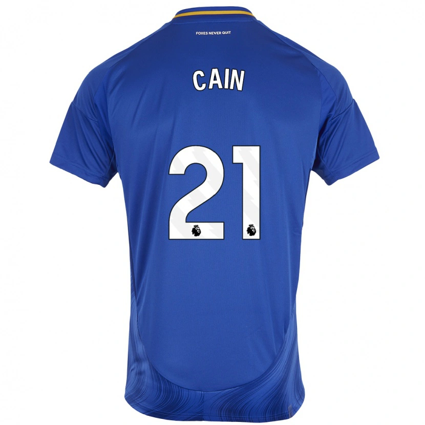 Danxen Kinderen Hannah Cain #21 Blauw Wit Thuisshirt Thuistenue 2024/25 T-Shirt