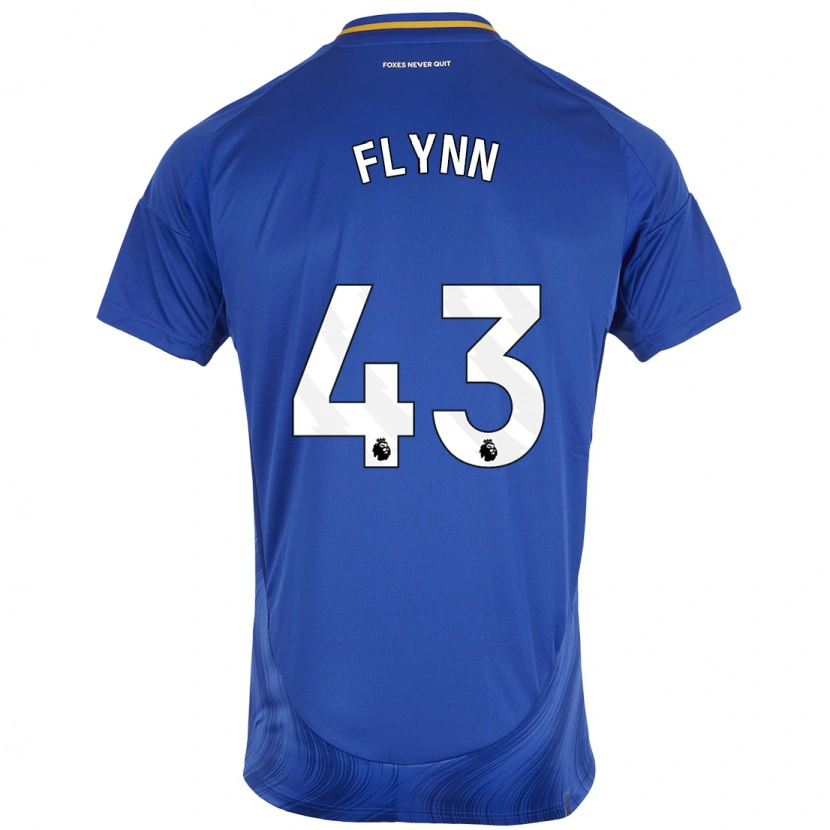 Danxen Kinderen Shane Flynn #43 Blauw Wit Thuisshirt Thuistenue 2024/25 T-Shirt