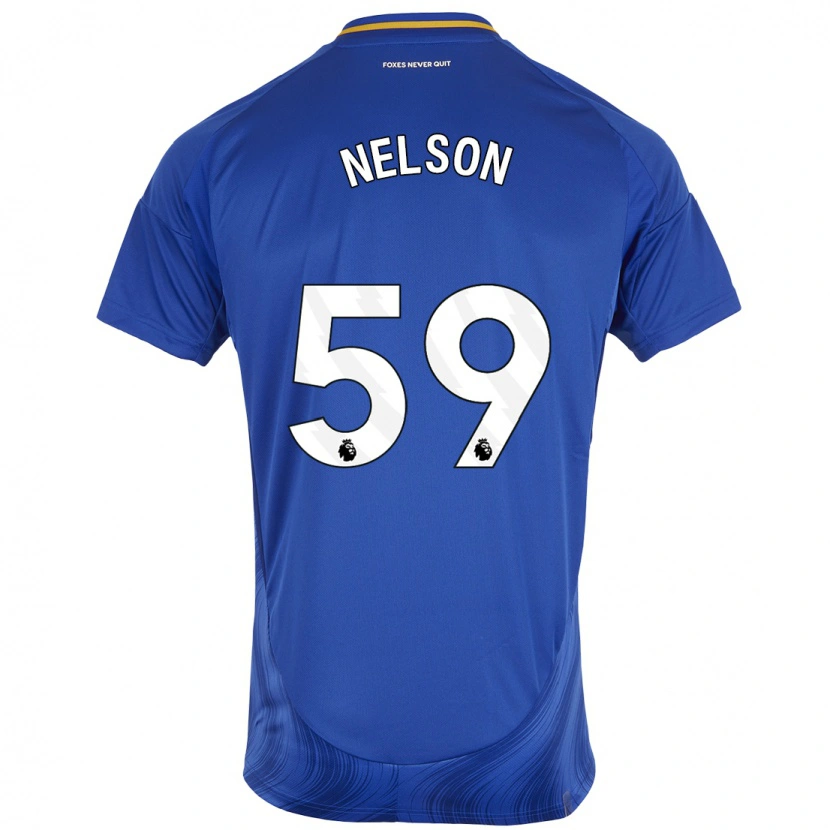 Danxen Kinderen Ronny Nelson #59 Blauw Wit Thuisshirt Thuistenue 2024/25 T-Shirt