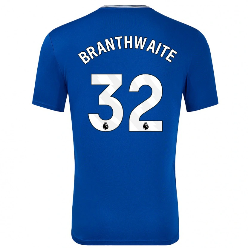 Danxen Kinderen Jarrad Branthwaite #32 Blauw Met Thuisshirt Thuistenue 2024/25 T-Shirt