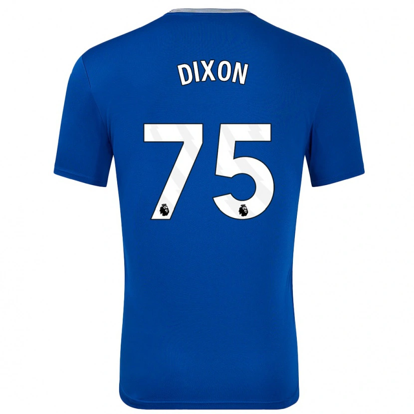 Danxen Kinderen Roman Dixon #75 Blauw Met Thuisshirt Thuistenue 2024/25 T-Shirt