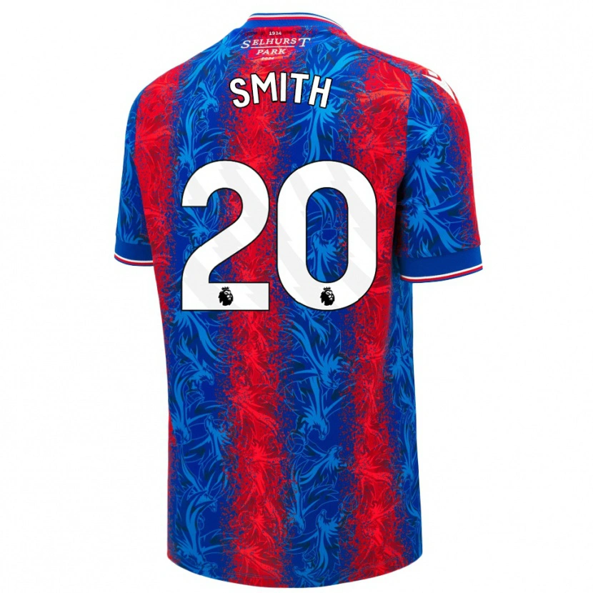 Danxen Kinderen Hope Smith #20 Rood Blauwe Strepen Thuisshirt Thuistenue 2024/25 T-Shirt