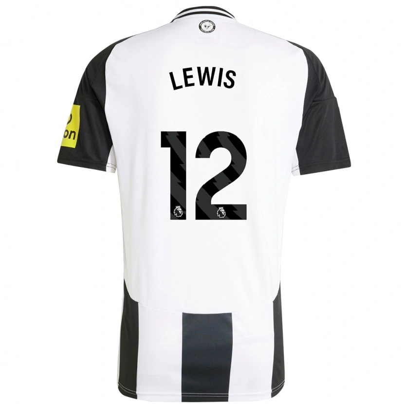 Danxen Kinderen Jamal Lewis #12 Wit Zwart Thuisshirt Thuistenue 2024/25 T-Shirt