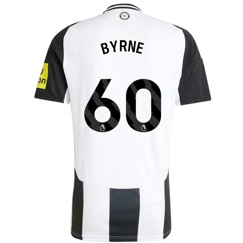 Danxen Kinderen Reece Byrne #60 Wit Zwart Thuisshirt Thuistenue 2024/25 T-Shirt