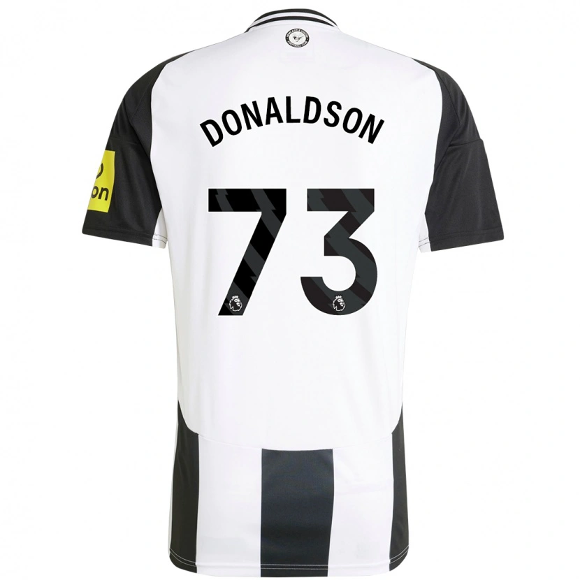 Danxen Kinderen Josh Donaldson #73 Wit Zwart Thuisshirt Thuistenue 2024/25 T-Shirt