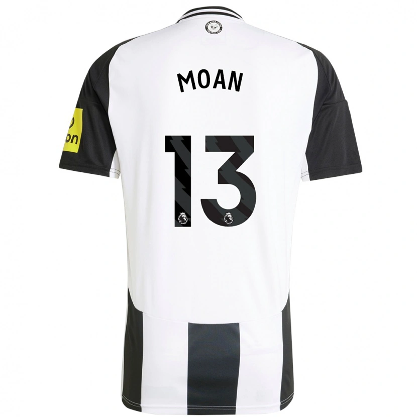 Danxen Kinderen Claudia Moan #13 Wit Zwart Thuisshirt Thuistenue 2024/25 T-Shirt