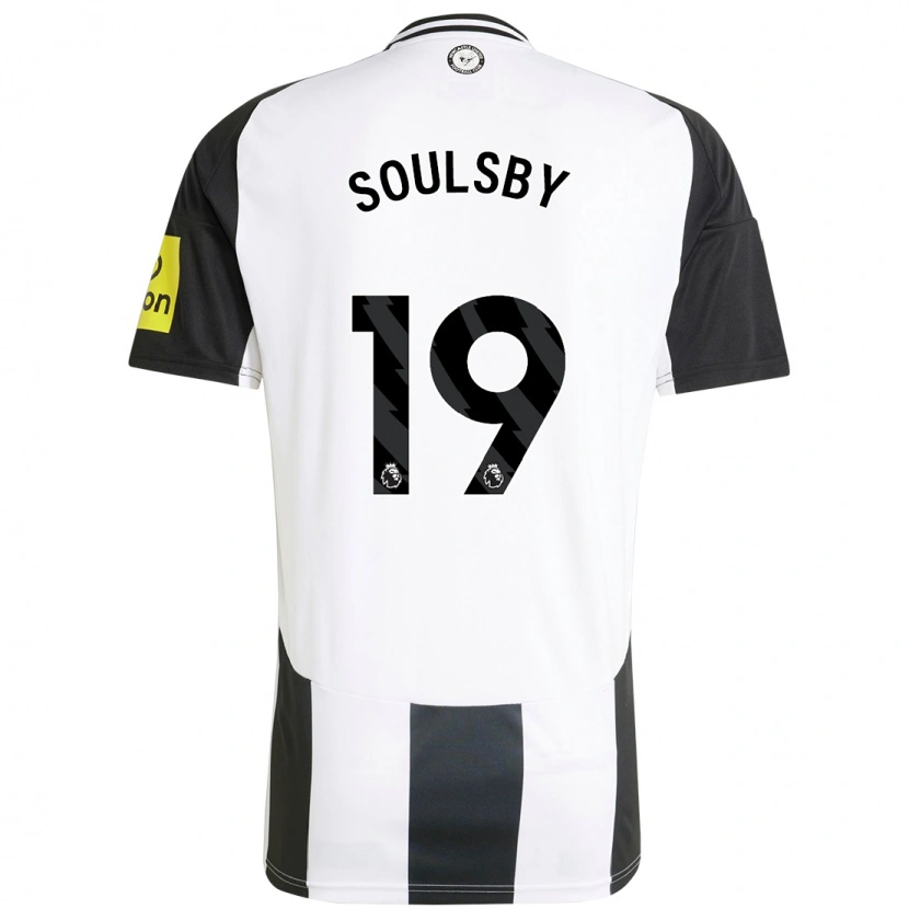 Danxen Kinderen Anna Soulsby #19 Wit Zwart Thuisshirt Thuistenue 2024/25 T-Shirt