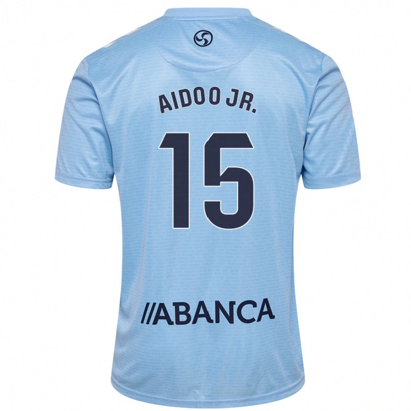 Danxen Kinderen Joseph Aidoo #15 Hemelsblauw Thuisshirt Thuistenue 2024/25 T-Shirt