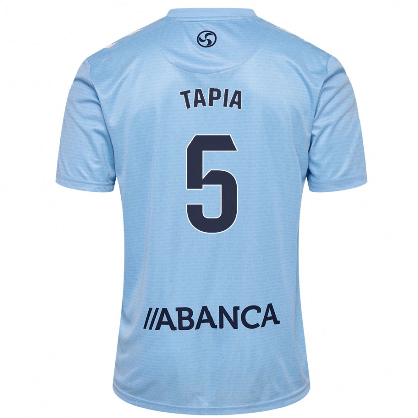 Danxen Kinderen Renato Tapia #5 Hemelsblauw Thuisshirt Thuistenue 2024/25 T-Shirt