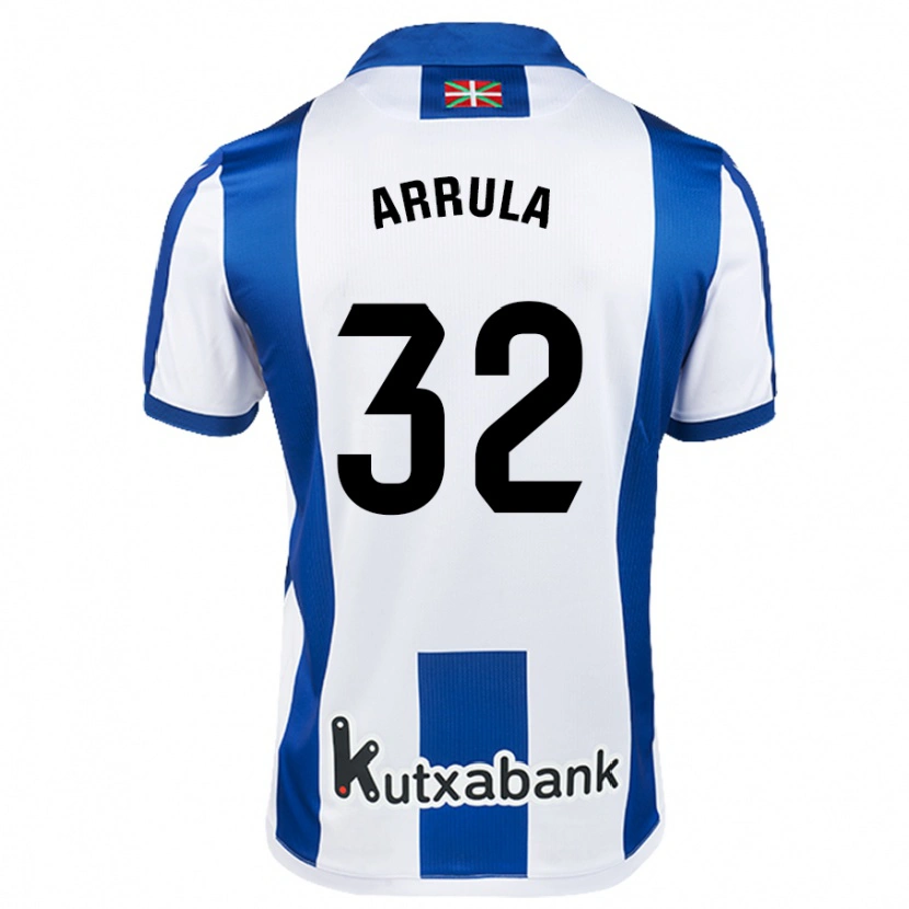 Danxen Kinderen Julia Arrula #32 Wit Blauw Thuisshirt Thuistenue 2024/25 T-Shirt