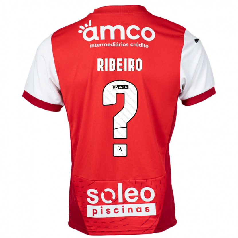 Danxen Kinderen Yuri Ribeiro #0 Rood Wit Thuisshirt Thuistenue 2024/25 T-Shirt