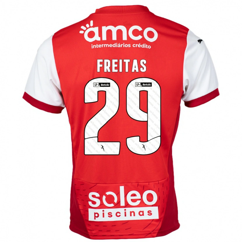 Danxen Kinderen Mylena Freitas #29 Rood Wit Thuisshirt Thuistenue 2024/25 T-Shirt