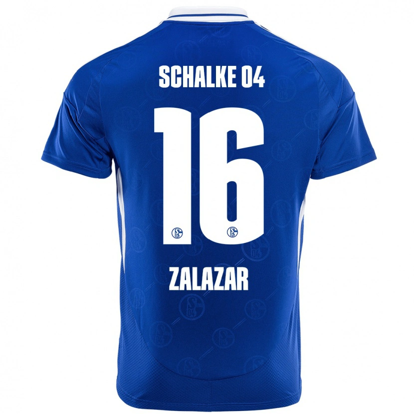 Danxen Kinderen Mauro Zalazar #16 Koningsblauw Thuisshirt Thuistenue 2024/25 T-Shirt