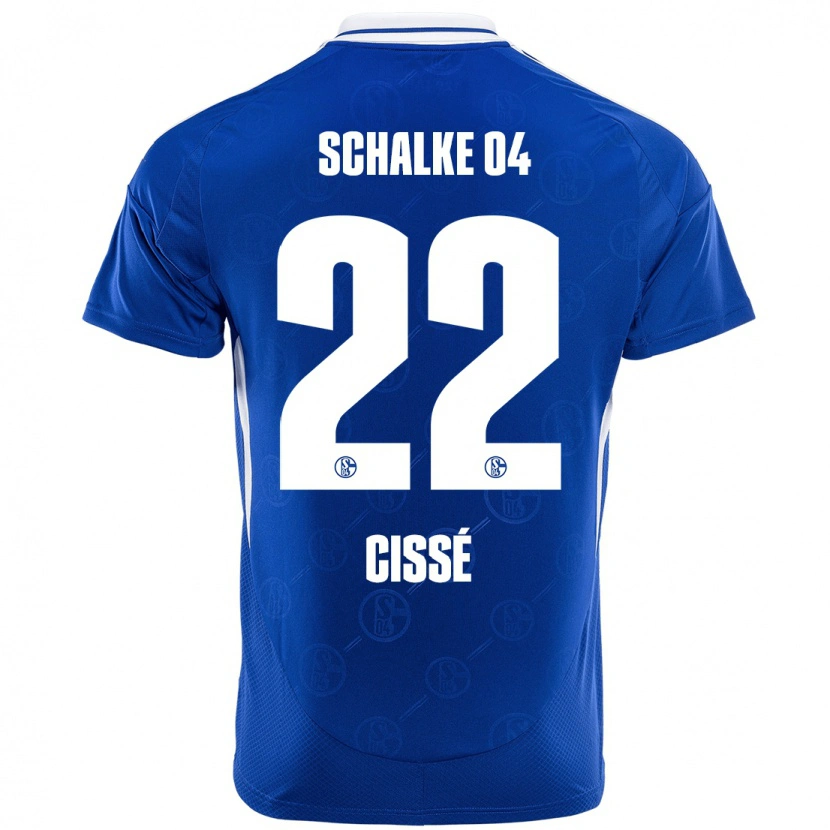 Danxen Kinderen Ibrahima Cissé #22 Koningsblauw Thuisshirt Thuistenue 2024/25 T-Shirt