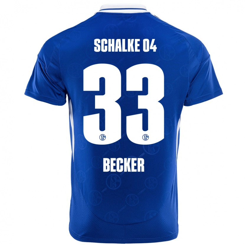 Danxen Kinderen Vitalie Becker #33 Koningsblauw Thuisshirt Thuistenue 2024/25 T-Shirt