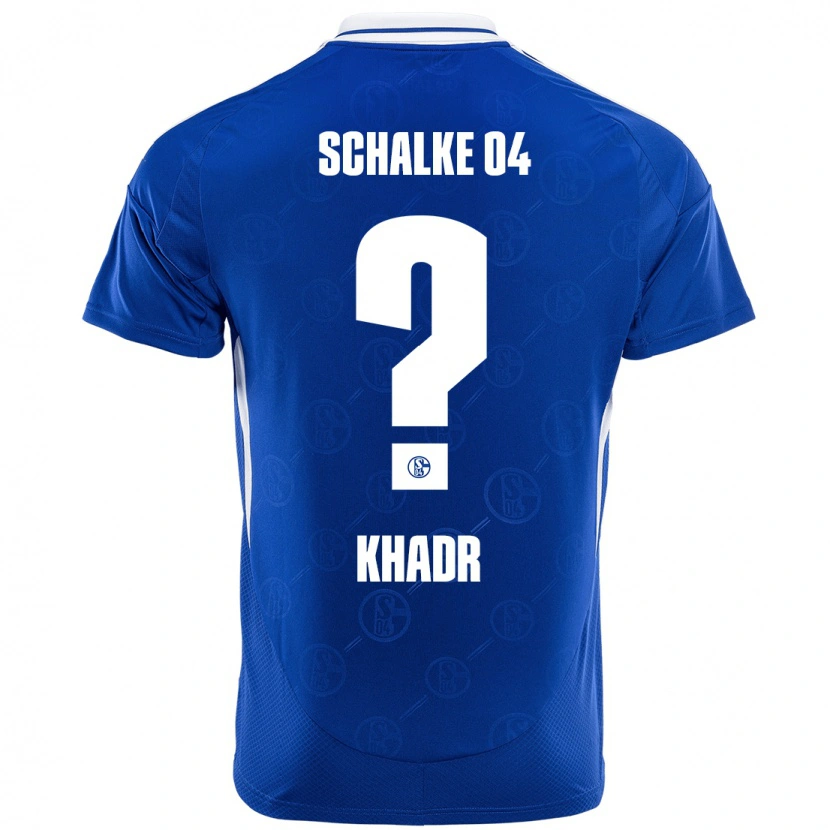 Danxen Kinderen Mika Khadr #0 Koningsblauw Thuisshirt Thuistenue 2024/25 T-Shirt