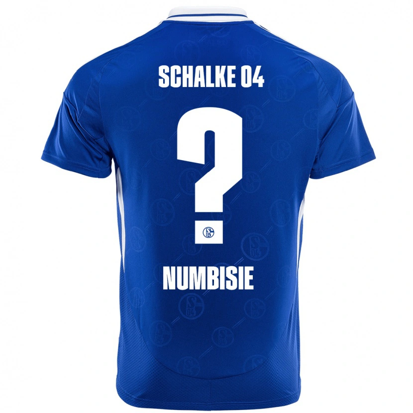 Danxen Kinderen Bruno Numbisie #0 Koningsblauw Thuisshirt Thuistenue 2024/25 T-Shirt