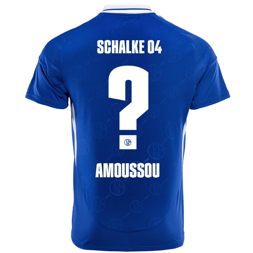 Danxen Kinderen Zaid Amoussou #0 Koningsblauw Thuisshirt Thuistenue 2024/25 T-Shirt