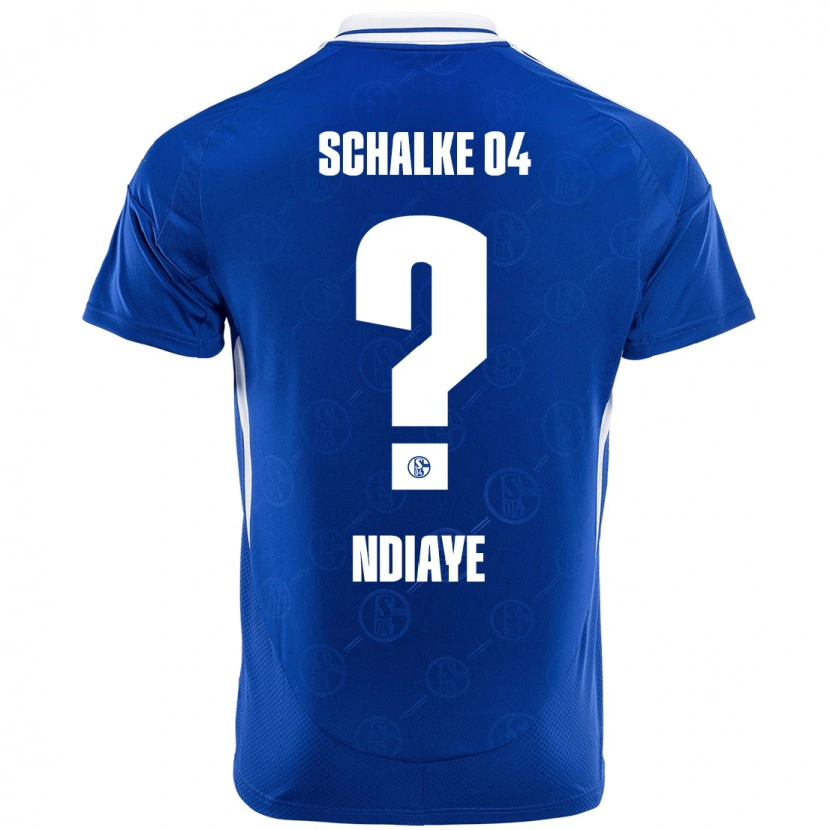 Danxen Kinderen Jean-Paul Ndiaye #0 Koningsblauw Thuisshirt Thuistenue 2024/25 T-Shirt