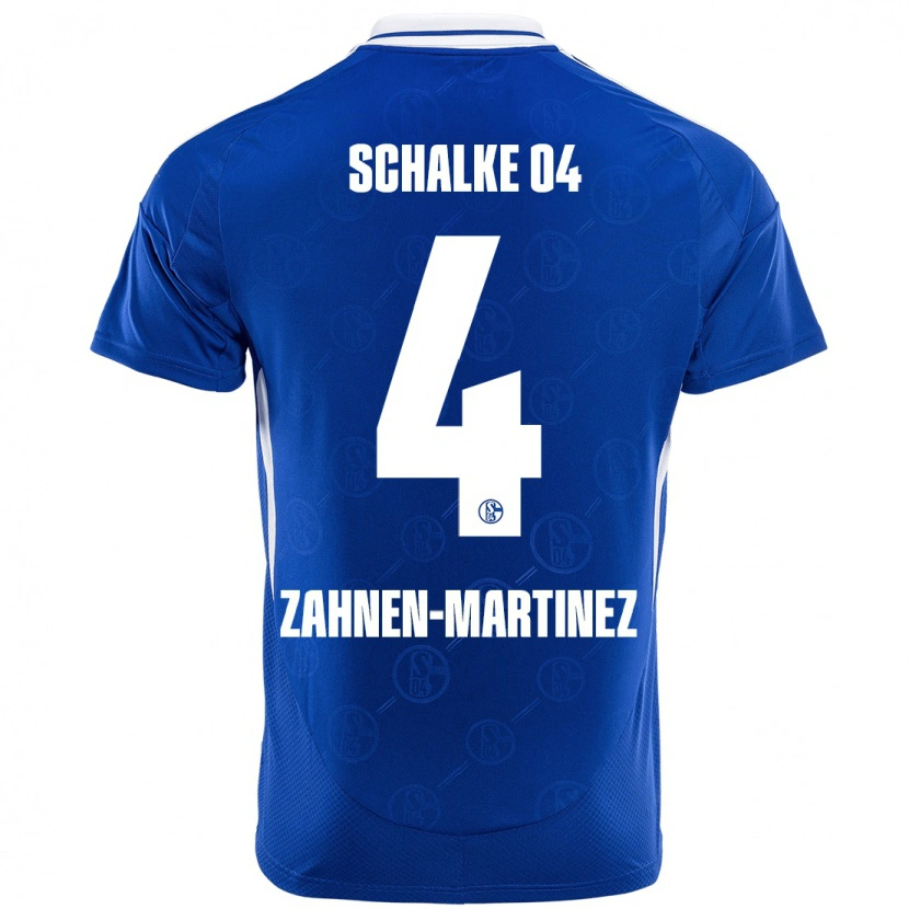 Danxen Kinderen Pablo Zahnen-Martinez #4 Koningsblauw Thuisshirt Thuistenue 2024/25 T-Shirt