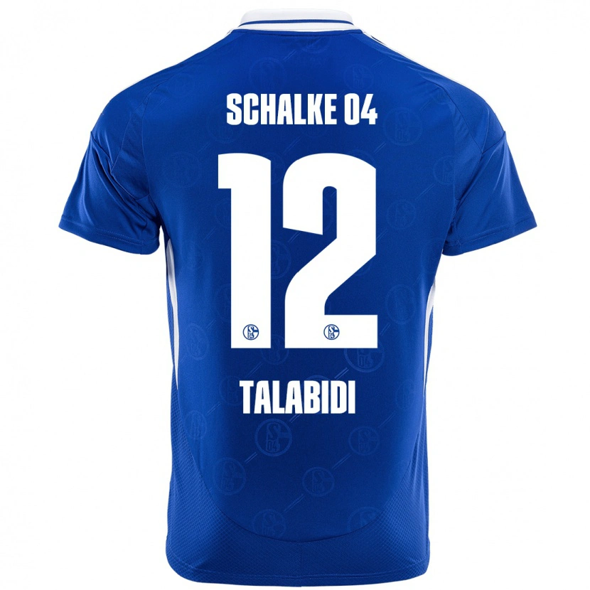 Danxen Kinderen Malik Talabidi #12 Koningsblauw Thuisshirt Thuistenue 2024/25 T-Shirt