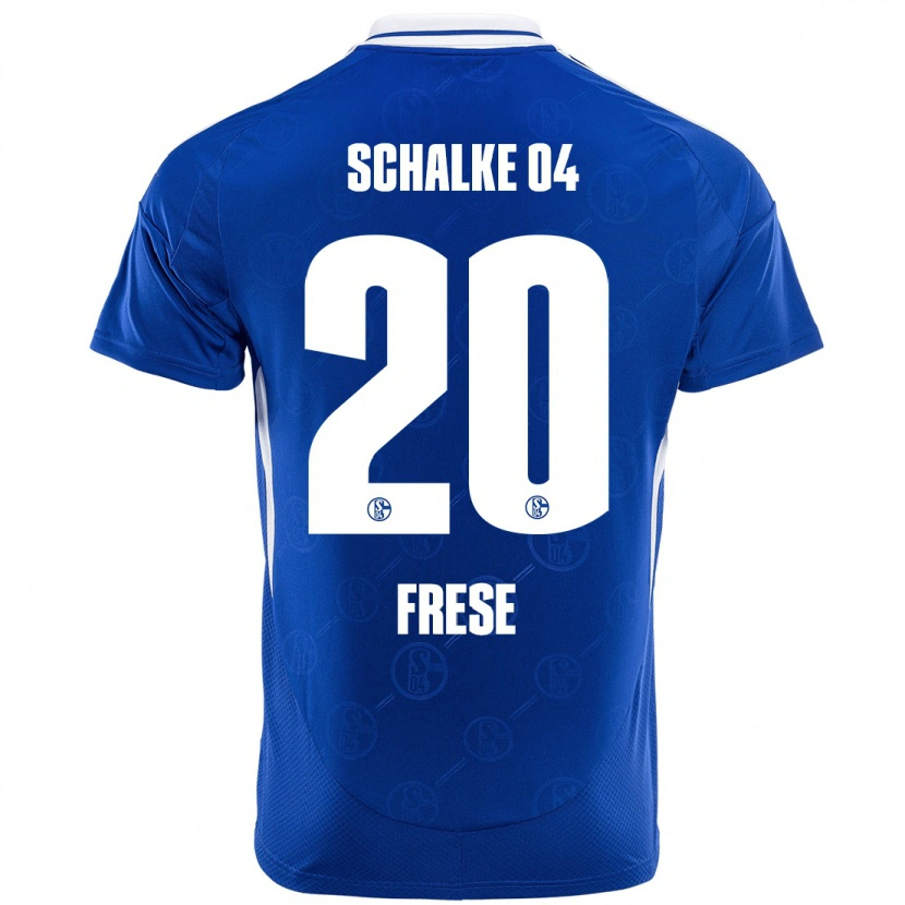 Danxen Kinderen Niklas Frese #20 Koningsblauw Thuisshirt Thuistenue 2024/25 T-Shirt