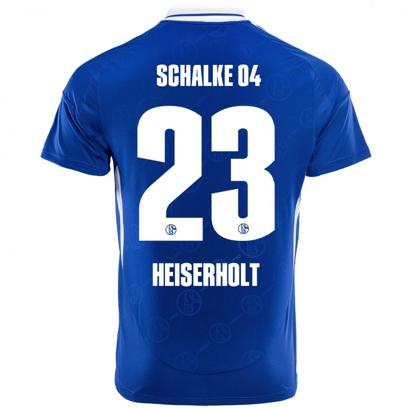 Danxen Kinderen Finn Heiserholt #23 Koningsblauw Thuisshirt Thuistenue 2024/25 T-Shirt