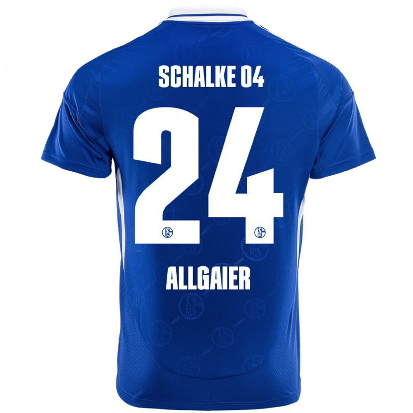 Danxen Kinderen Felix Allgaier #24 Koningsblauw Thuisshirt Thuistenue 2024/25 T-Shirt