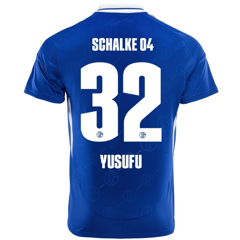 Danxen Kinderen Faaris Yusufu #32 Koningsblauw Thuisshirt Thuistenue 2024/25 T-Shirt