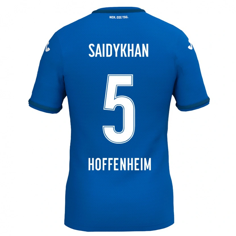 Danxen Kinderen Ibrahim Saidykhan #5 Koningsblauw Thuisshirt Thuistenue 2024/25 T-Shirt