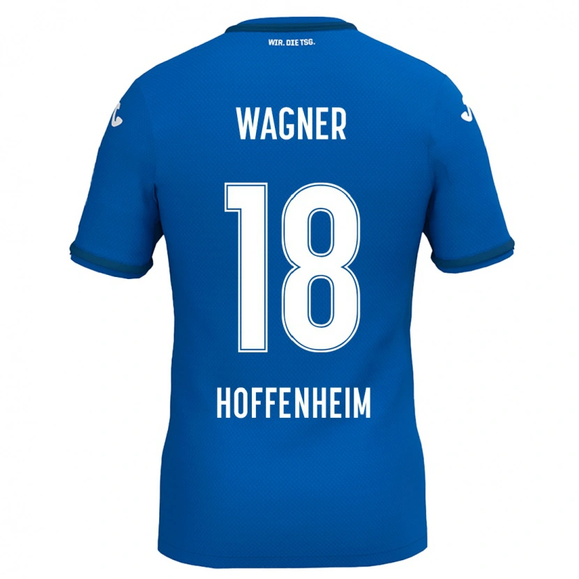 Danxen Kinderen Ricardo Wagner #18 Koningsblauw Thuisshirt Thuistenue 2024/25 T-Shirt