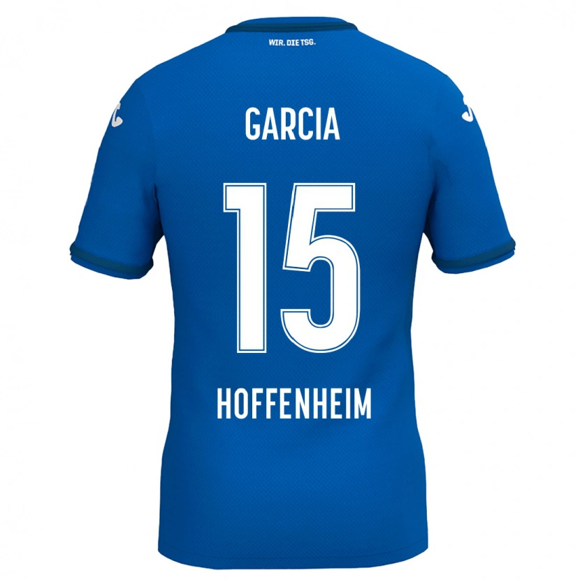 Danxen Kinderen Marta Cazalla Garcia #15 Koningsblauw Thuisshirt Thuistenue 2024/25 T-Shirt