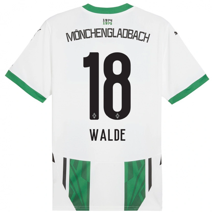 Danxen Kinderen Simon Walde #18 Wit Groen Thuisshirt Thuistenue 2024/25 T-Shirt