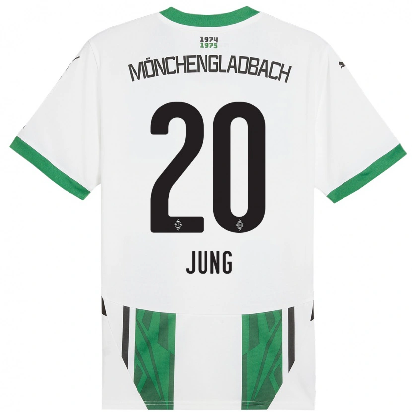 Danxen Kinderen In-Gyom Jung #20 Wit Groen Thuisshirt Thuistenue 2024/25 T-Shirt