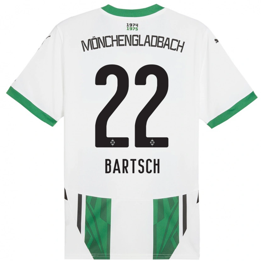 Danxen Kinderen Kristina Bartsch #22 Wit Groen Thuisshirt Thuistenue 2024/25 T-Shirt