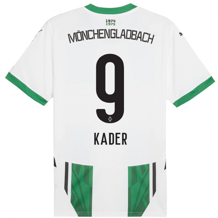 Danxen Kinderen Cagatay Kader #9 Wit Groen Thuisshirt Thuistenue 2024/25 T-Shirt