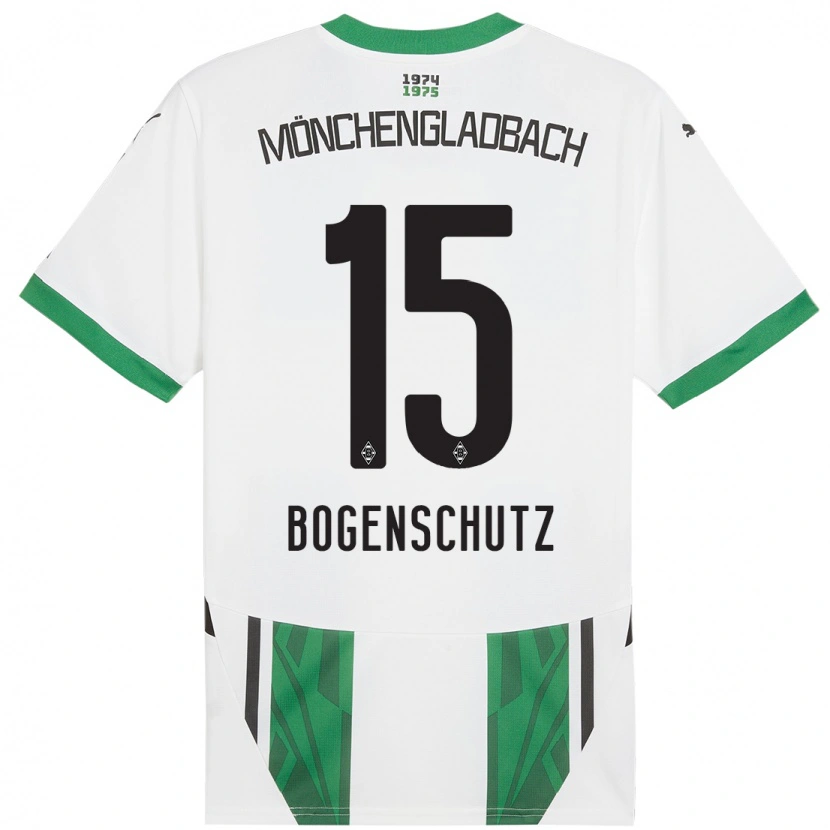 Danxen Kinderen Kerstin Bogenschutz #15 Wit Groen Thuisshirt Thuistenue 2024/25 T-Shirt