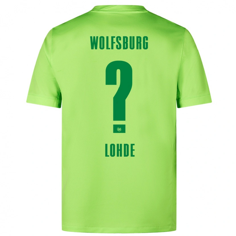 Danxen Kinderen Sven Lohde #0 Fluorescerend Groen Thuisshirt Thuistenue 2024/25 T-Shirt