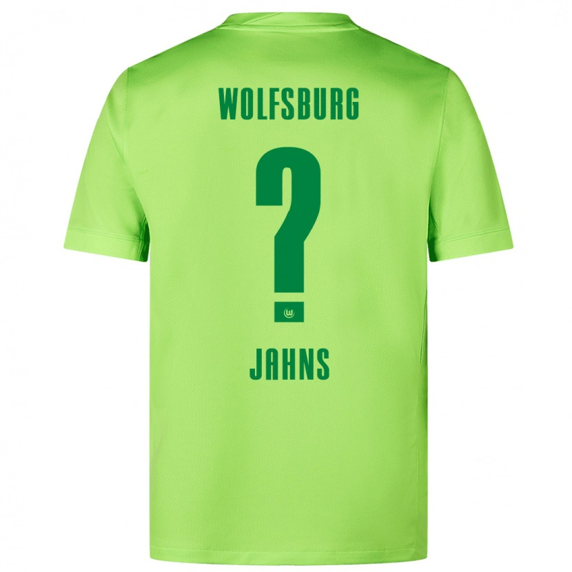 Danxen Kinderen Stefan Jahns #0 Fluorescerend Groen Thuisshirt Thuistenue 2024/25 T-Shirt