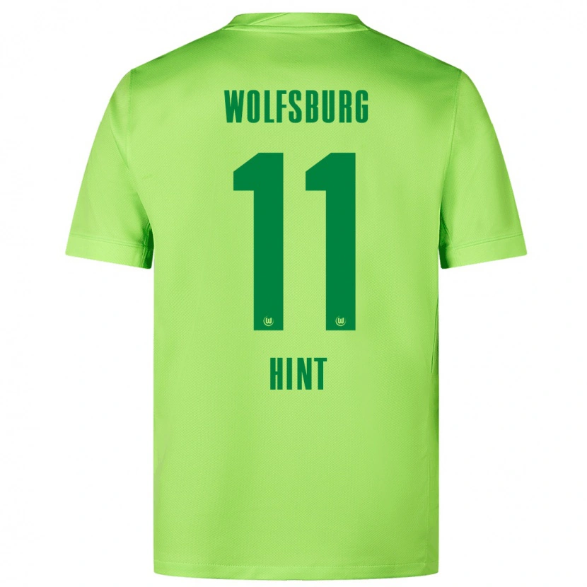 Danxen Kinderen Trevor Hint #11 Fluorescerend Groen Thuisshirt Thuistenue 2024/25 T-Shirt