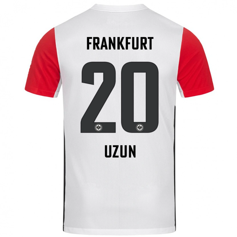 Danxen Kinderen Can Uzun #20 Wit Rood Thuisshirt Thuistenue 2024/25 T-Shirt