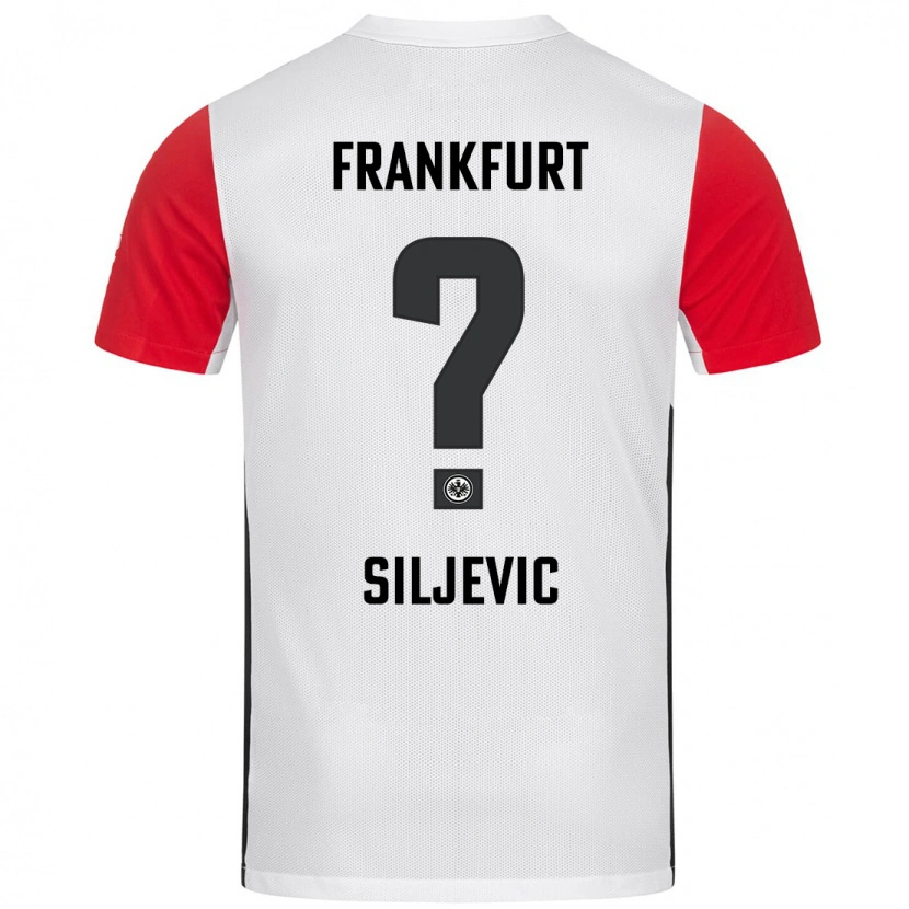 Danxen Kinderen Amil Siljevic #0 Wit Rood Thuisshirt Thuistenue 2024/25 T-Shirt