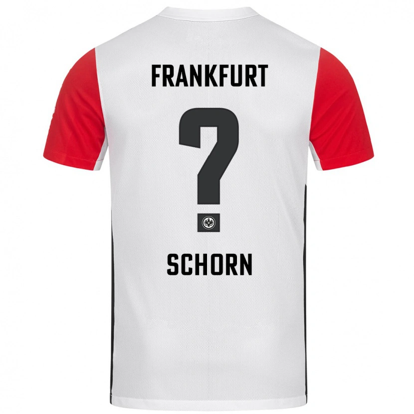 Danxen Kinderen Moritz Schorn #0 Wit Rood Thuisshirt Thuistenue 2024/25 T-Shirt