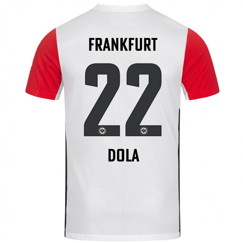 Danxen Kinderen Igor Dola #22 Wit Rood Thuisshirt Thuistenue 2024/25 T-Shirt