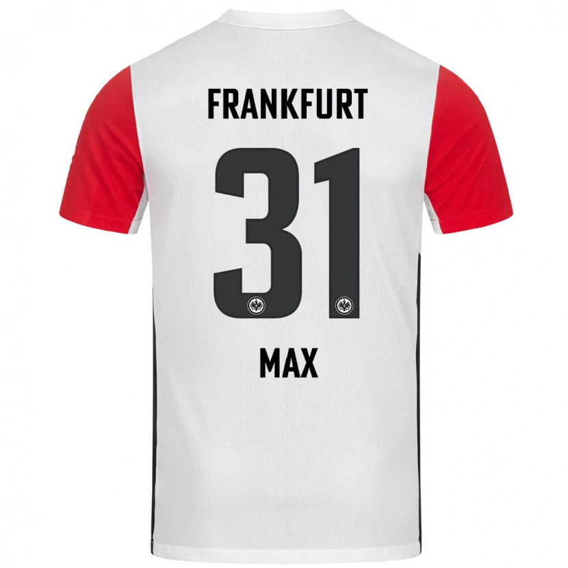 Danxen Kinderen Philipp Max #31 Wit Rood Thuisshirt Thuistenue 2024/25 T-Shirt