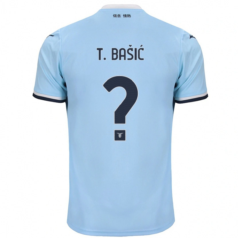 Danxen Kinderen Toma Bašić #0 Blauw Thuisshirt Thuistenue 2024/25 T-Shirt